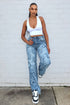 Cross Your Mind Baggy Denim Jeans jeans EDGE Small Medium Wash